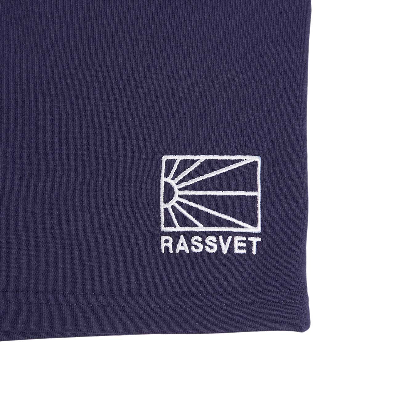 rassvet logo shorts knit (navy)