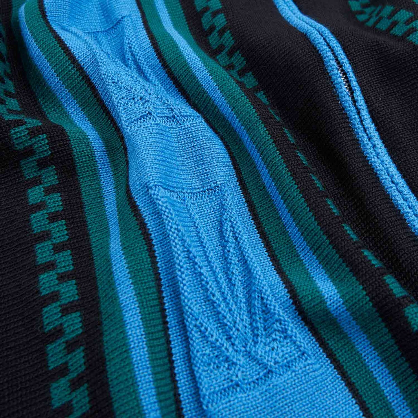 rassvet logo zip cardigan knit (multi)