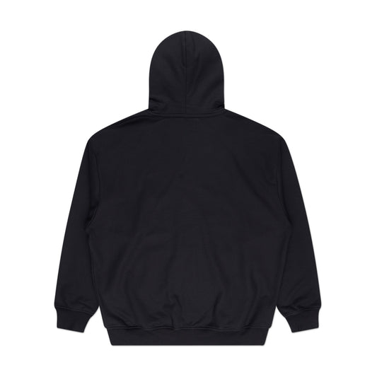 rassvet mini logo zip hoodie (schwarz)