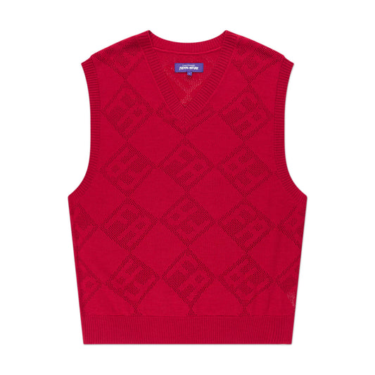 fucking awesome letter square vest (rot)