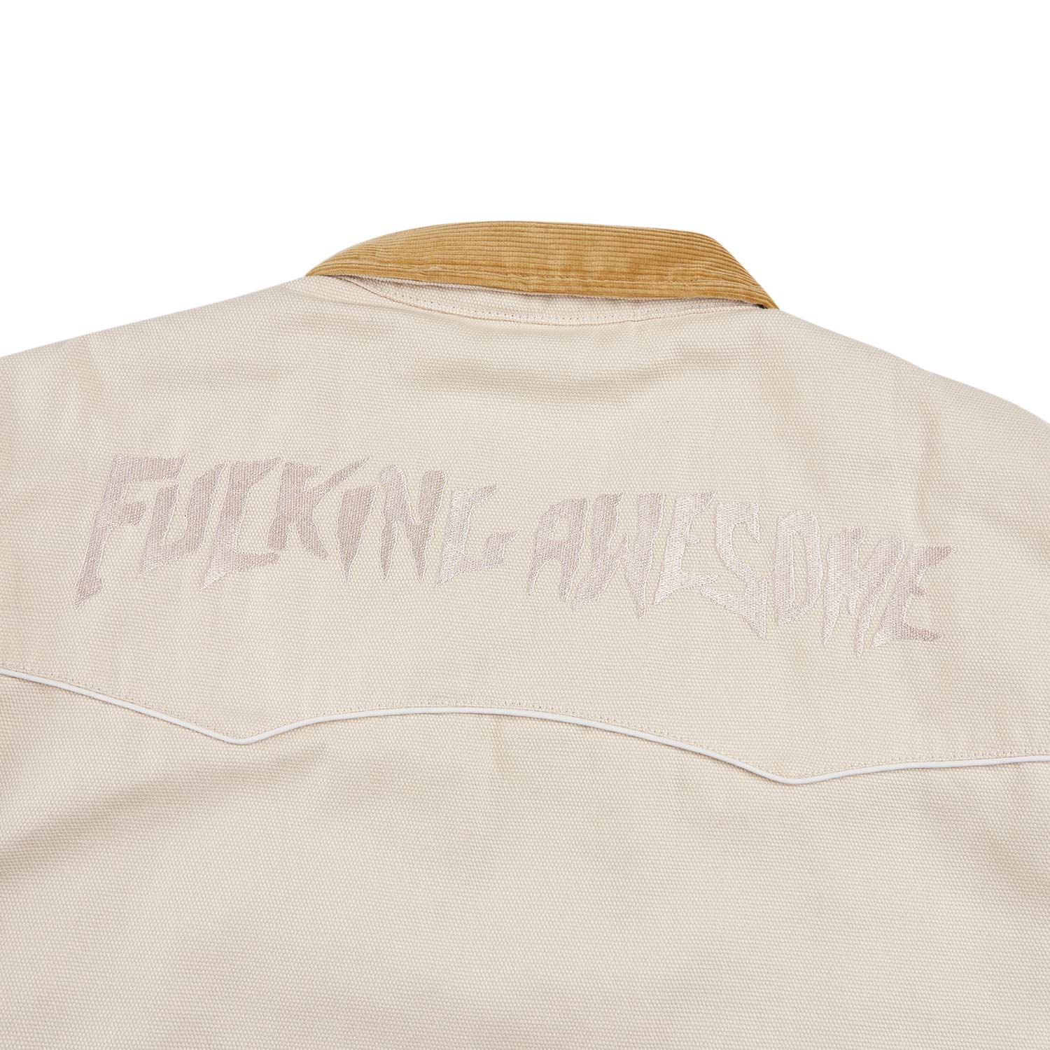 fucking awesome western work jacket (creme) PN7198 - a.plus store