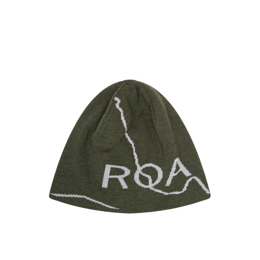 roa beanie logo (dark green)