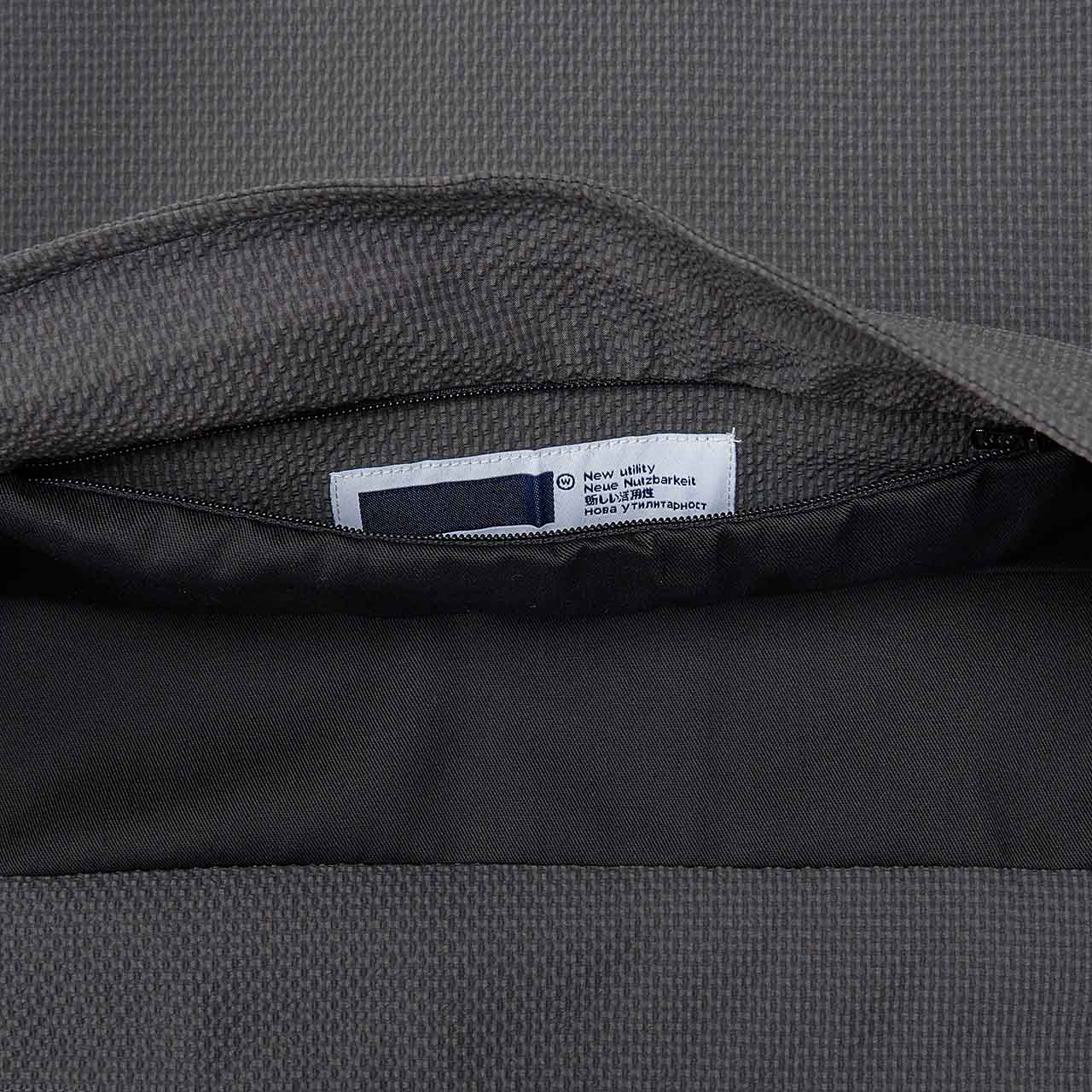 affxwrks panel bag (grey seersucker)