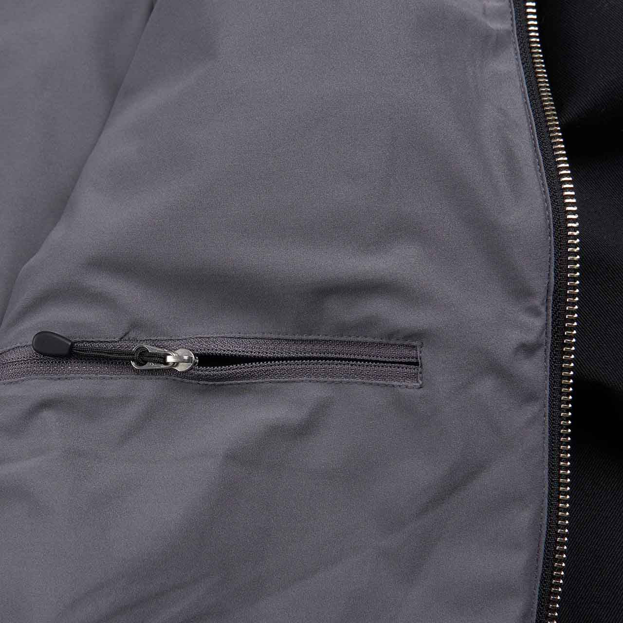 nanamica gore-tex infinium chino crew jacket (schwarz)