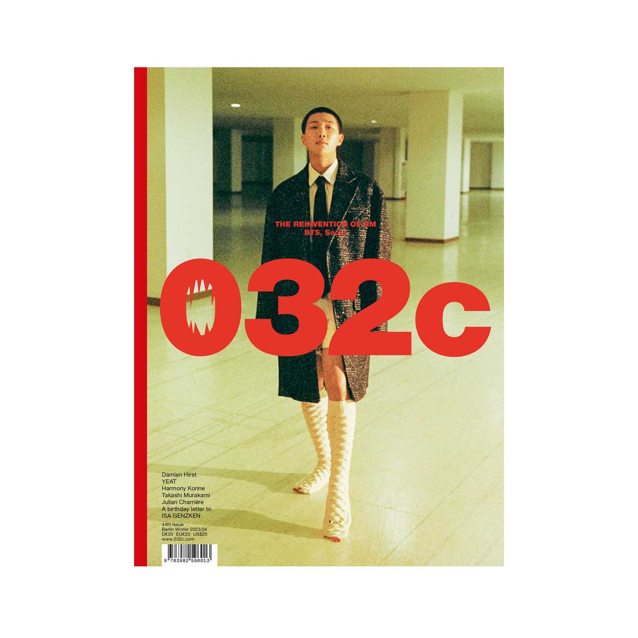 032c issue #44 winter 2023/2024: "the reinvention of rm bts, seoul"