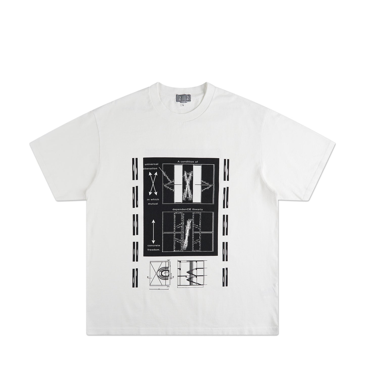 cav empt stair ct t-shirt (white)