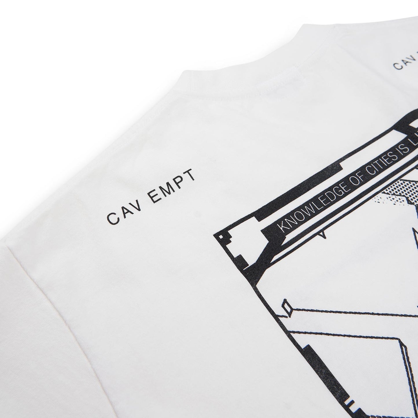 cav empt md pin drop t-shirt (white)