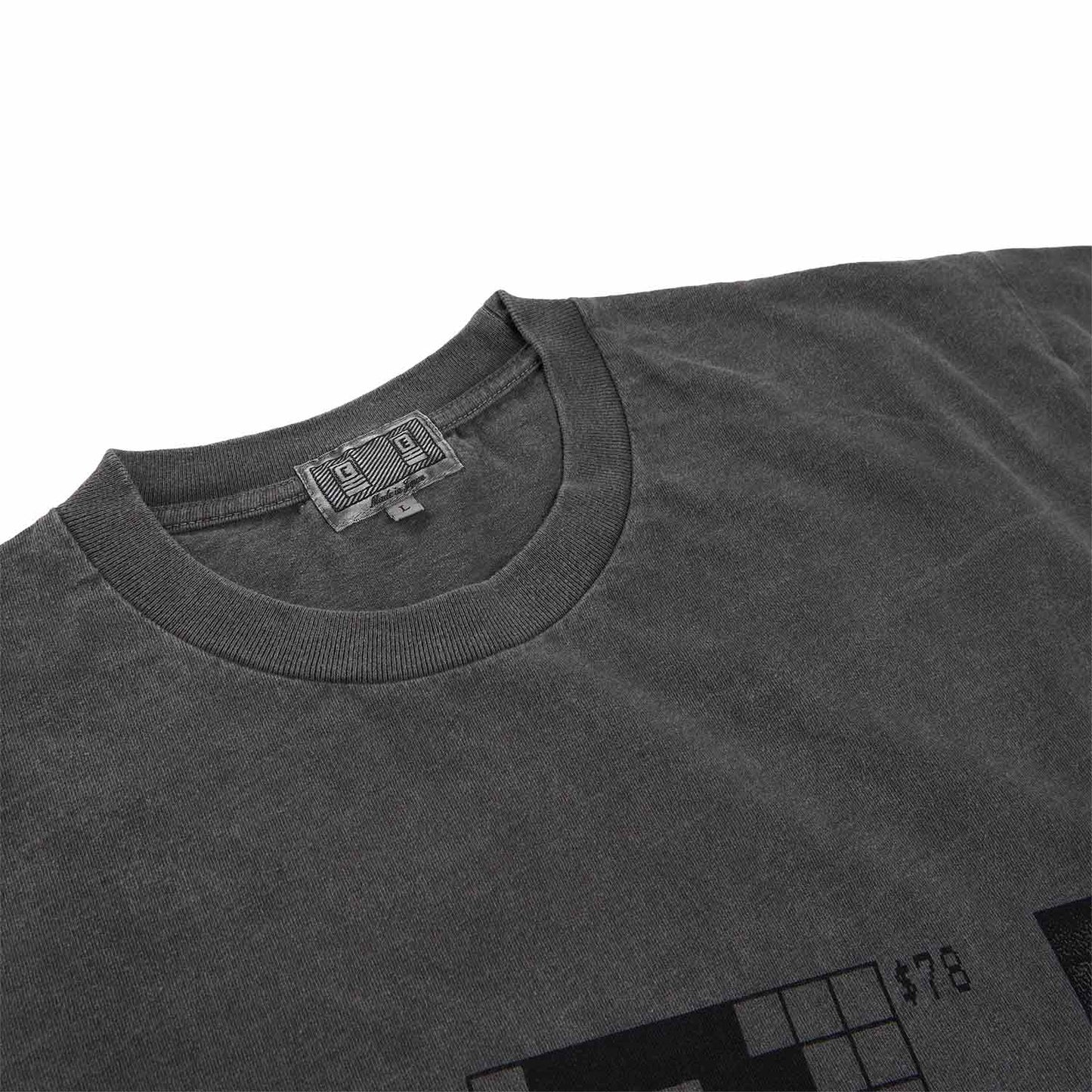 cav empt overdye internalized duty t-shirt (charcoal)