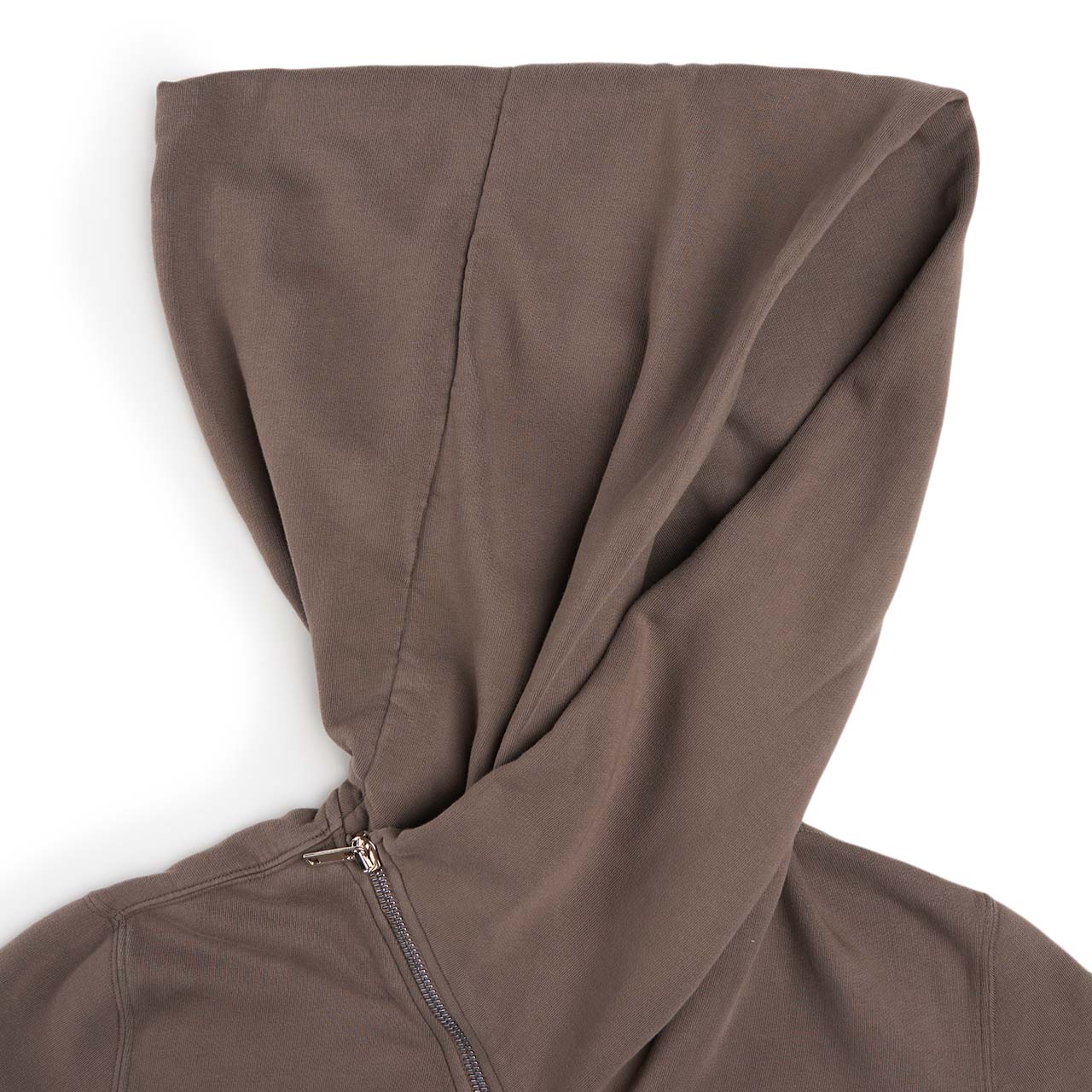 rick owens drkshdw mountain hoodie (brown)