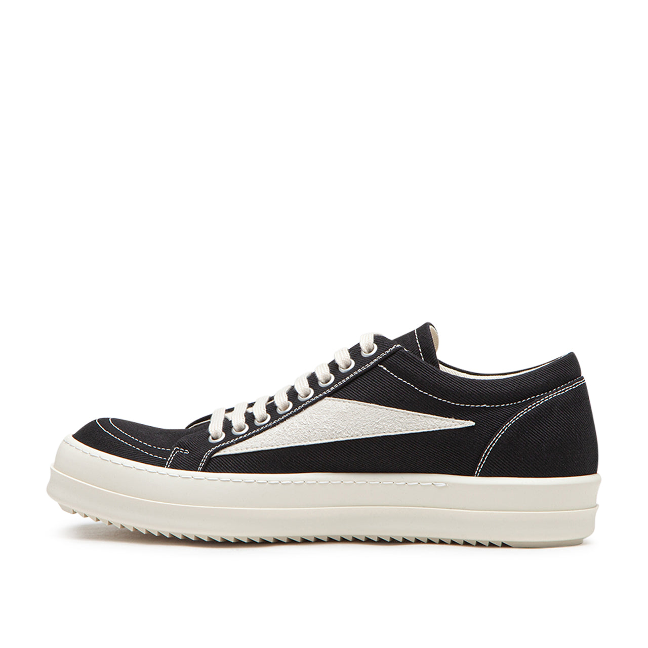 rick owens drkshdw luxor vintage low (black milk)