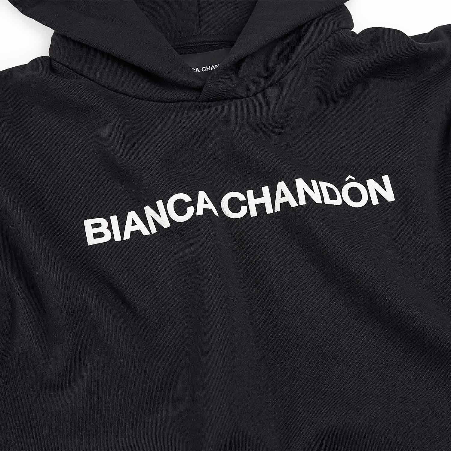 bianca chandon logo hoodie black