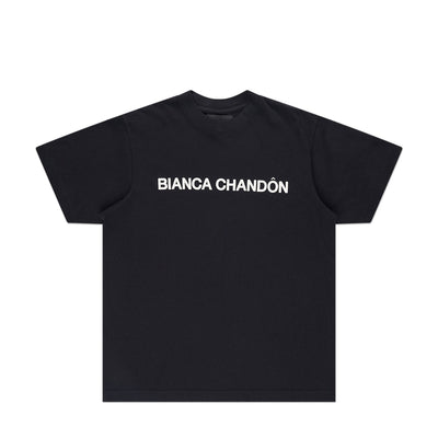 bianca chandôn logo shirt (black)