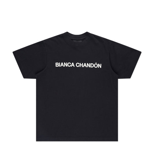 bianca chandôn logo shirt (schwarz)
