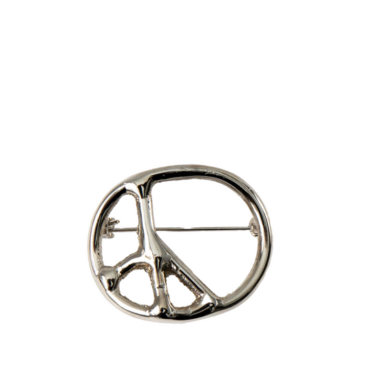 needles peace brooch (brass)