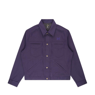 needles penny jean jacket (purple)