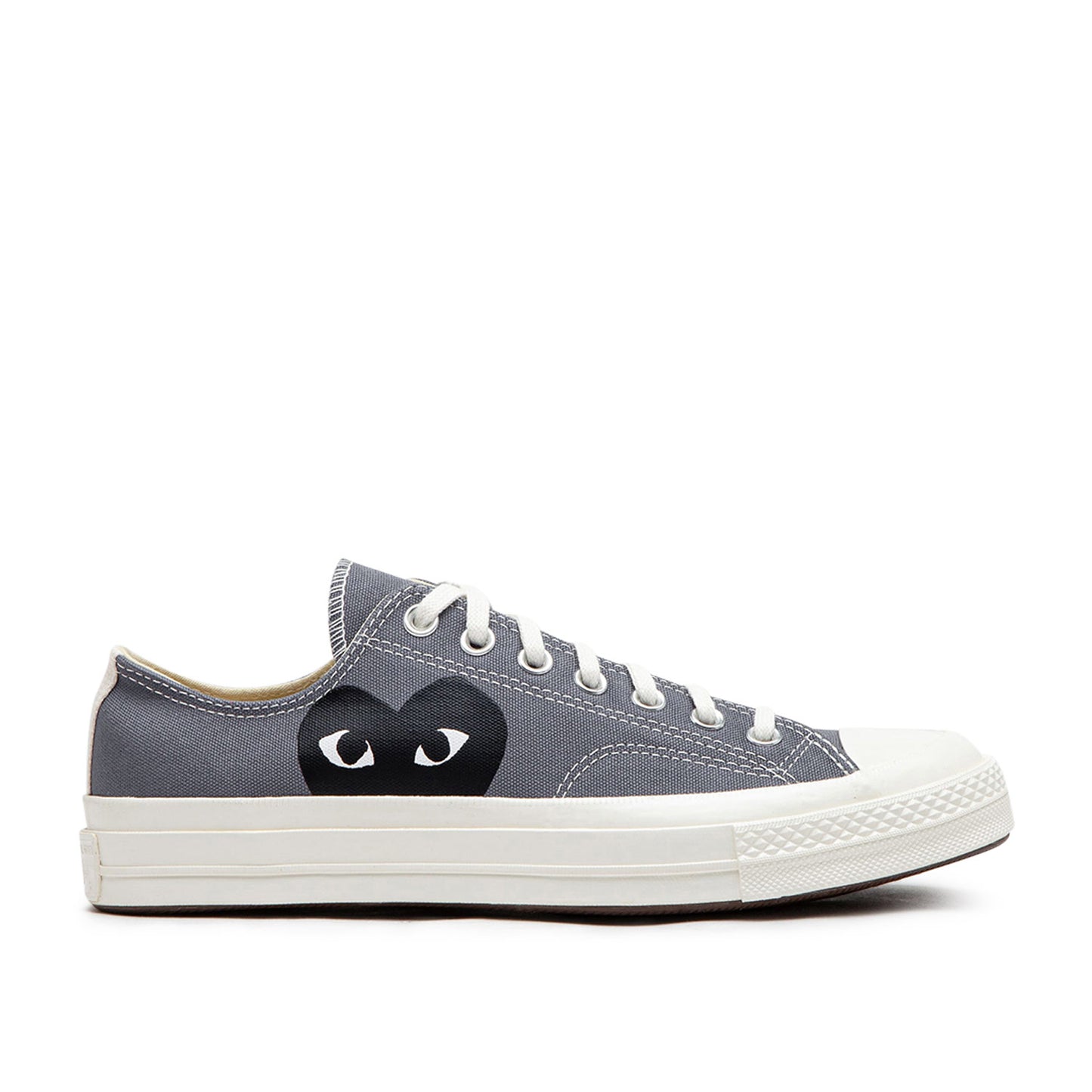 comme des garçons play x converse new big heart chuck taylor 70 low (grau)