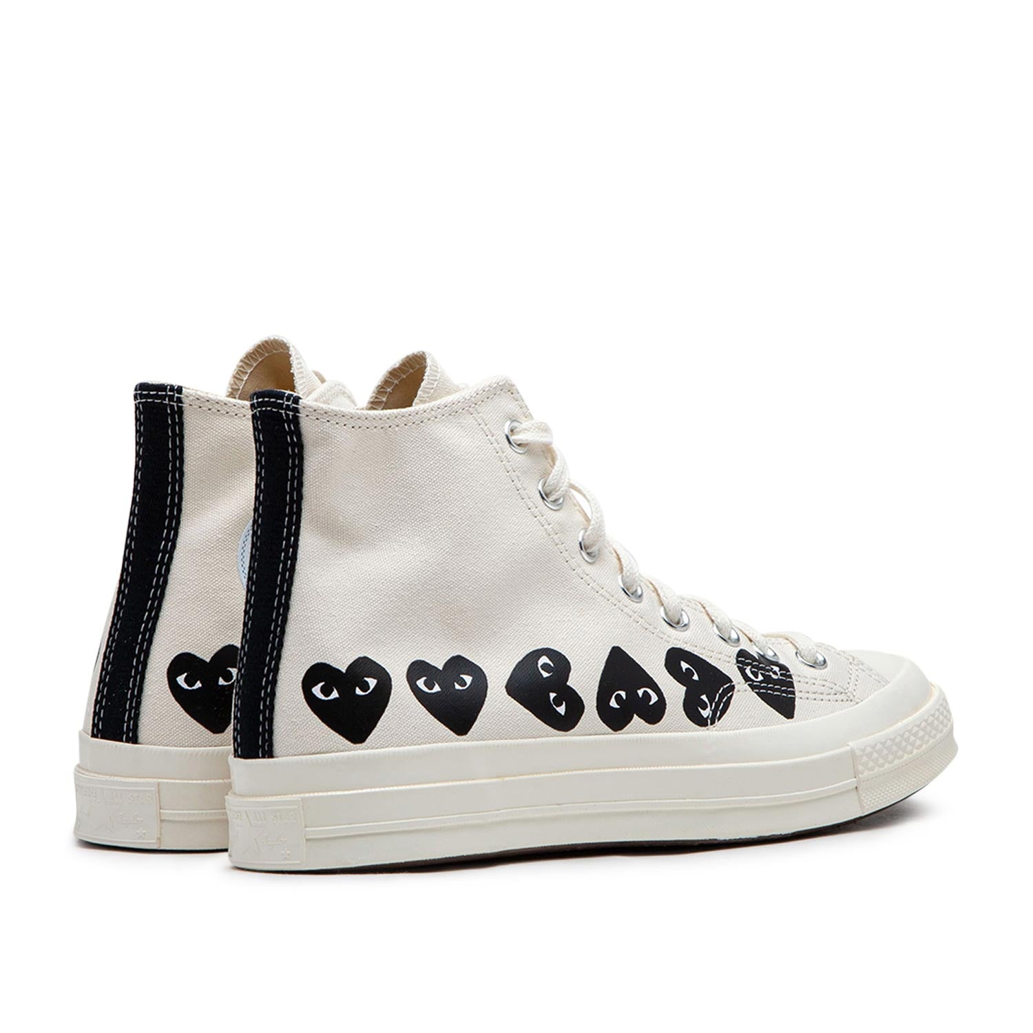 comme des gar ons play x converse multi heart chuck taylor all