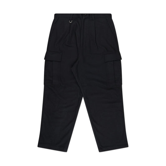 soph. Hard Melton 1Tuck Tapered Cargo Pants (Schwarz)