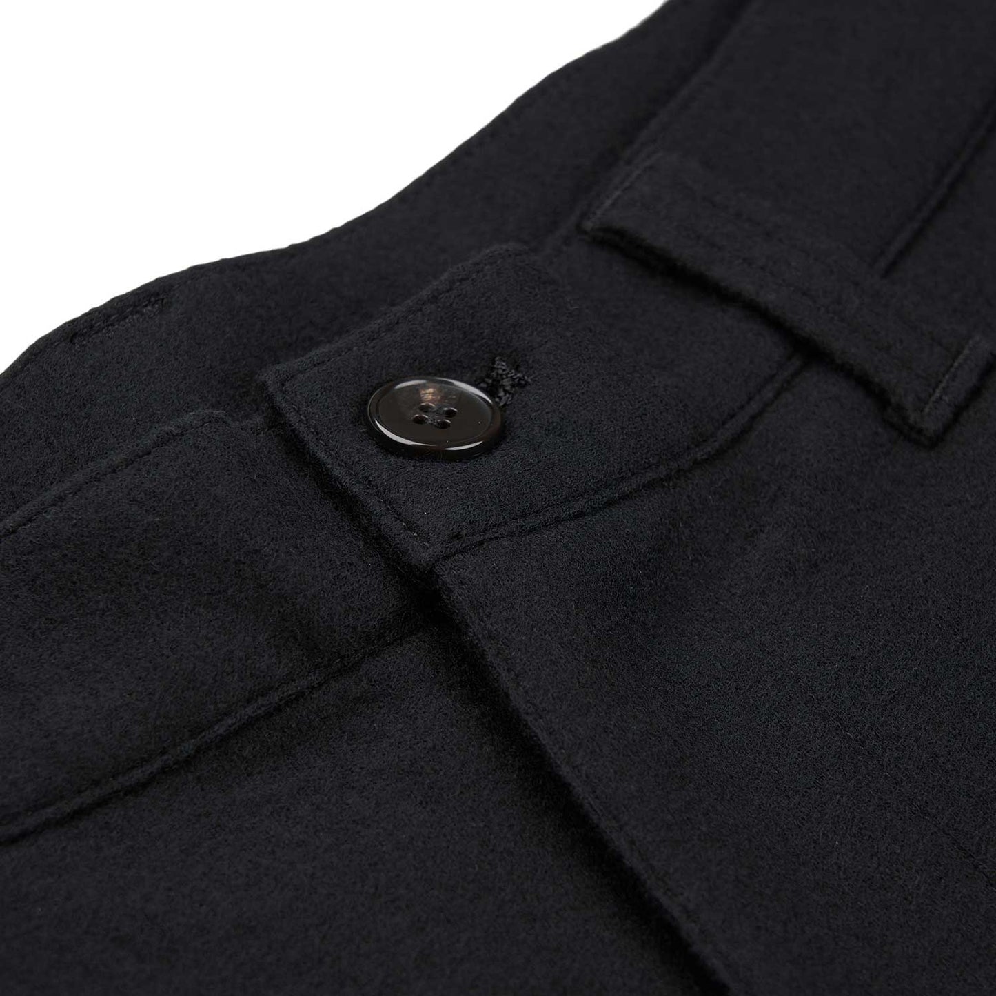 soph. Hard Melton 1Tuck Tapered Cargo Pants (Schwarz)