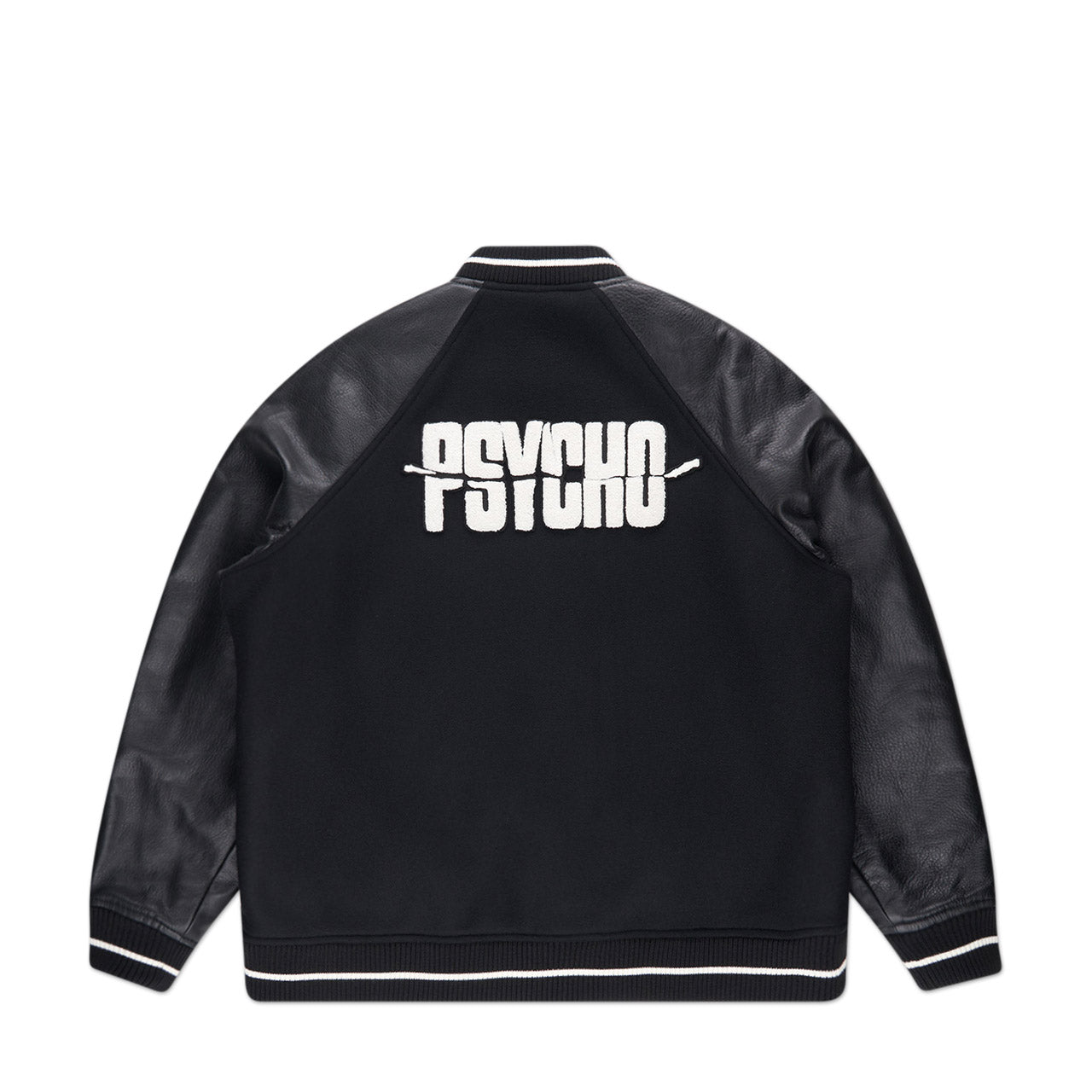 undercover men's psycho bomber jacket (black)