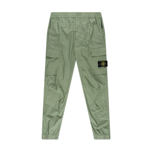 stone island regular tapered pants (sage)