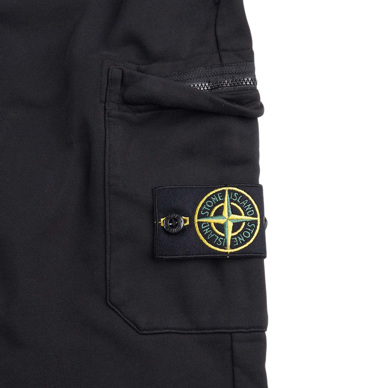 Black stone island joggers online