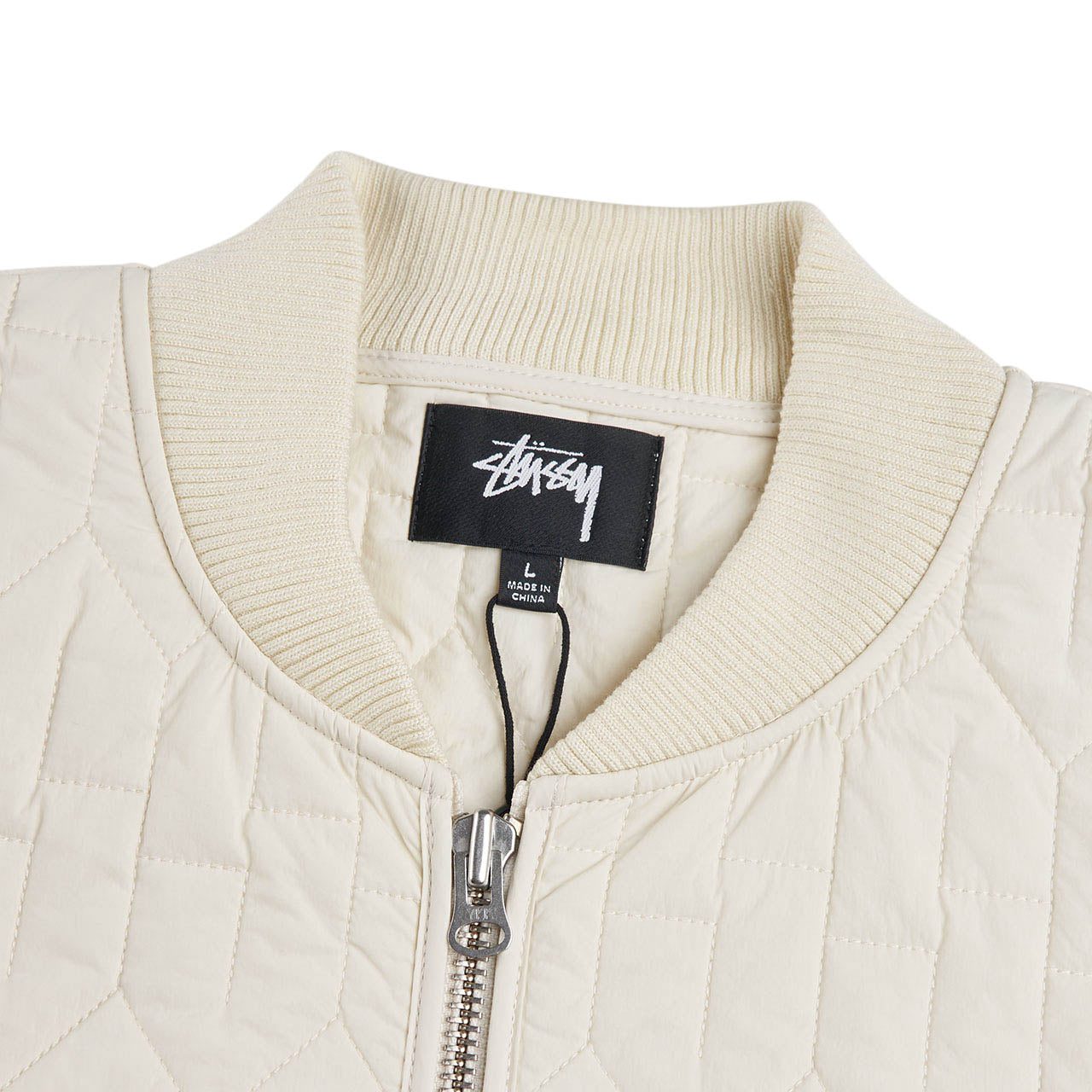 J01 Jersey Jaqueta Beige Quilted – staiy.