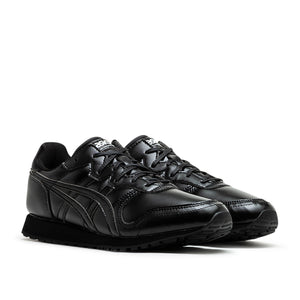 comme des garçons shirt x asics oc runner sneakers (black)