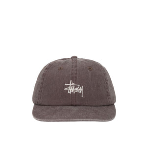 stüssy washed stock low pro cap (mud)