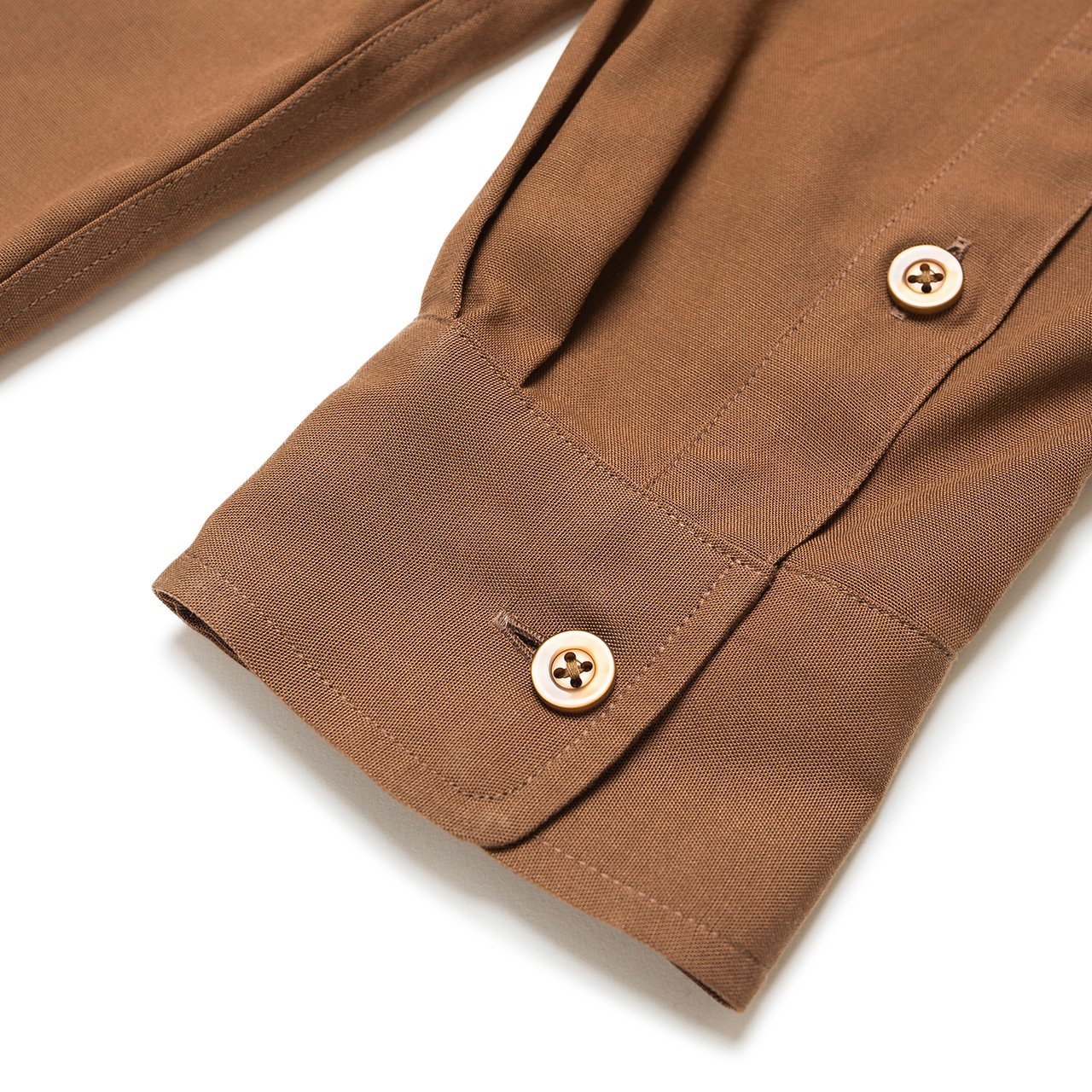 wacko maria 50's l/s shirt (brown) - 19fw-wms-oc08 - a.plus - Image - 6