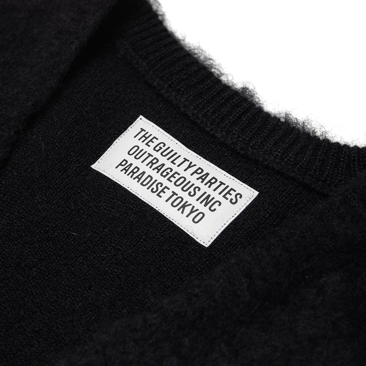 wacko maria tim lehi / mohair cardigan (type-1) (black) - timlehi-wm-kn01 - a.plus - Image - 6