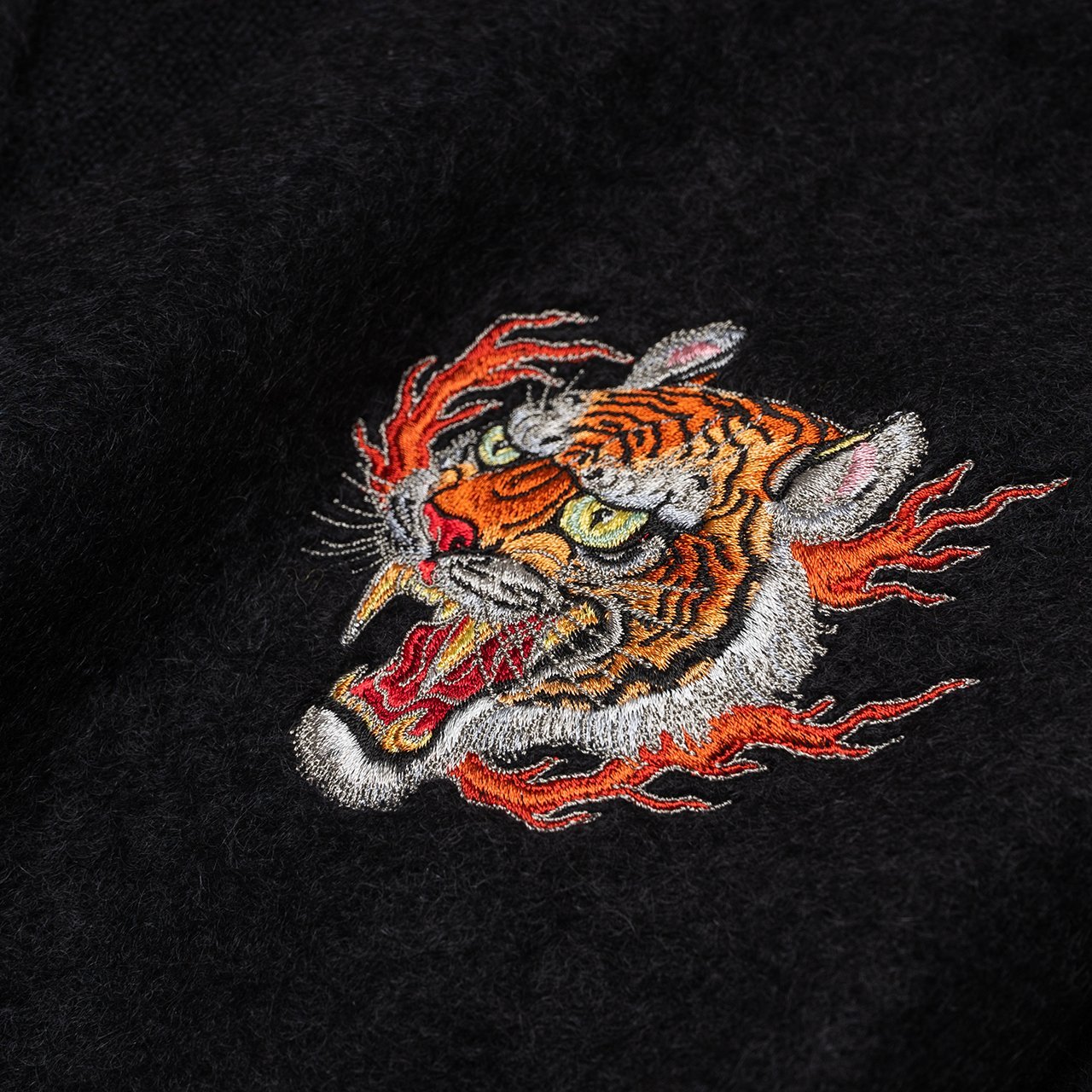 wacko maria tim lehi / mohair cardigan (type-1) (black) - timlehi-wm-kn01 - a.plus - Image - 4