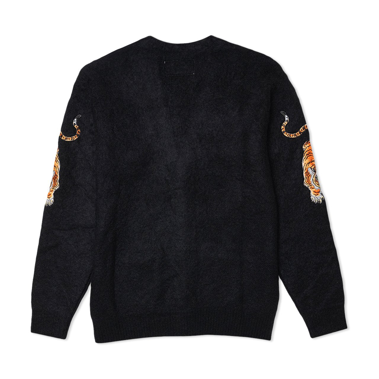 wacko maria tim lehi / mohair cardigan (type-1) (black) - timlehi-wm-kn01 - a.plus - Image - 2