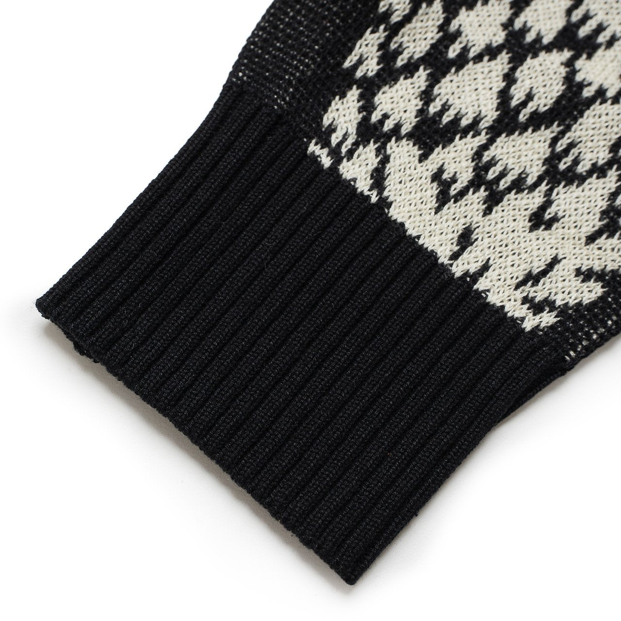 wacko maria pineapple jacquard sweater (black) - 19ss-wmk-kn15 - a.plus - Image - 4