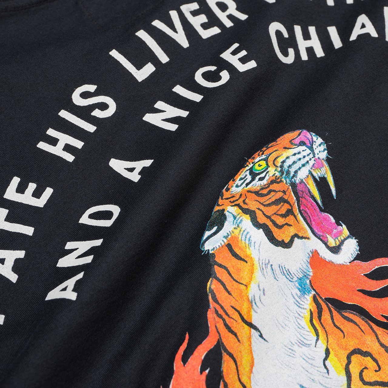 wacko maria timlehi standard crew neck t-shirt (type-1) (black) - timlehi-wm-st01 - a.plus - Image - 3