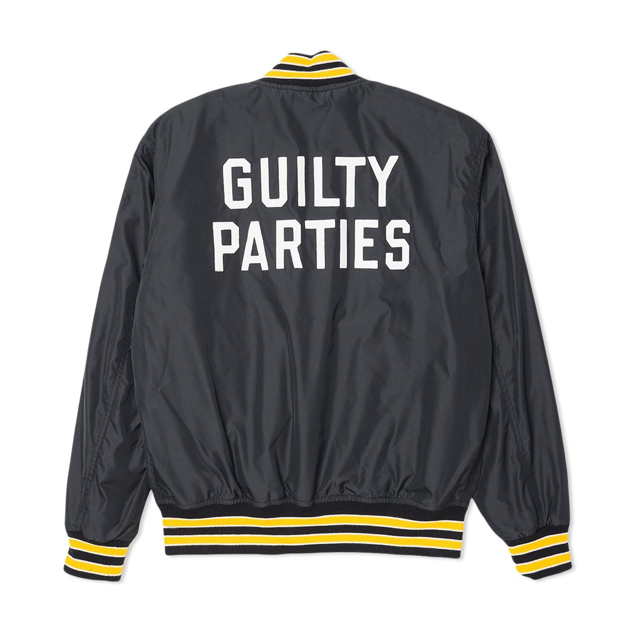 wacko maria varsity jacket type-2 (black) - 19ss-wmo-bl06-blk - a.plus - Image - 2