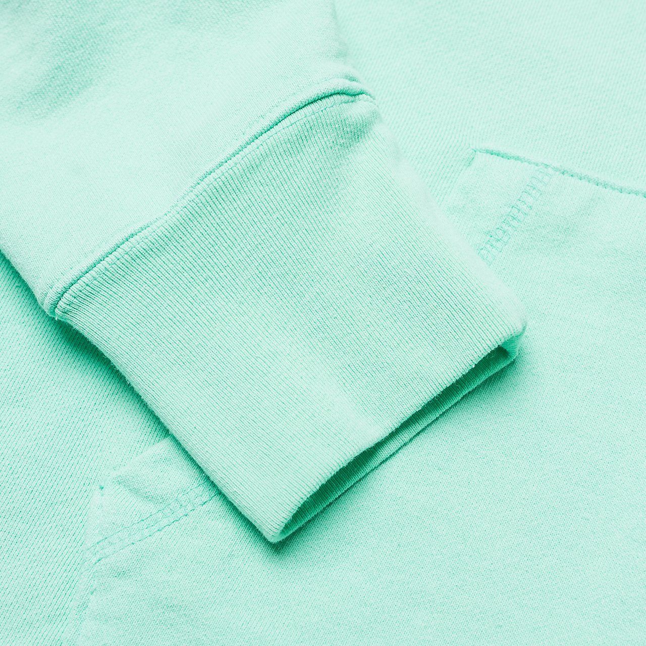 fucking awesome garment dyed chenille logo hoodie (seafoam) - p702681-002 - a.plus - Image - 5