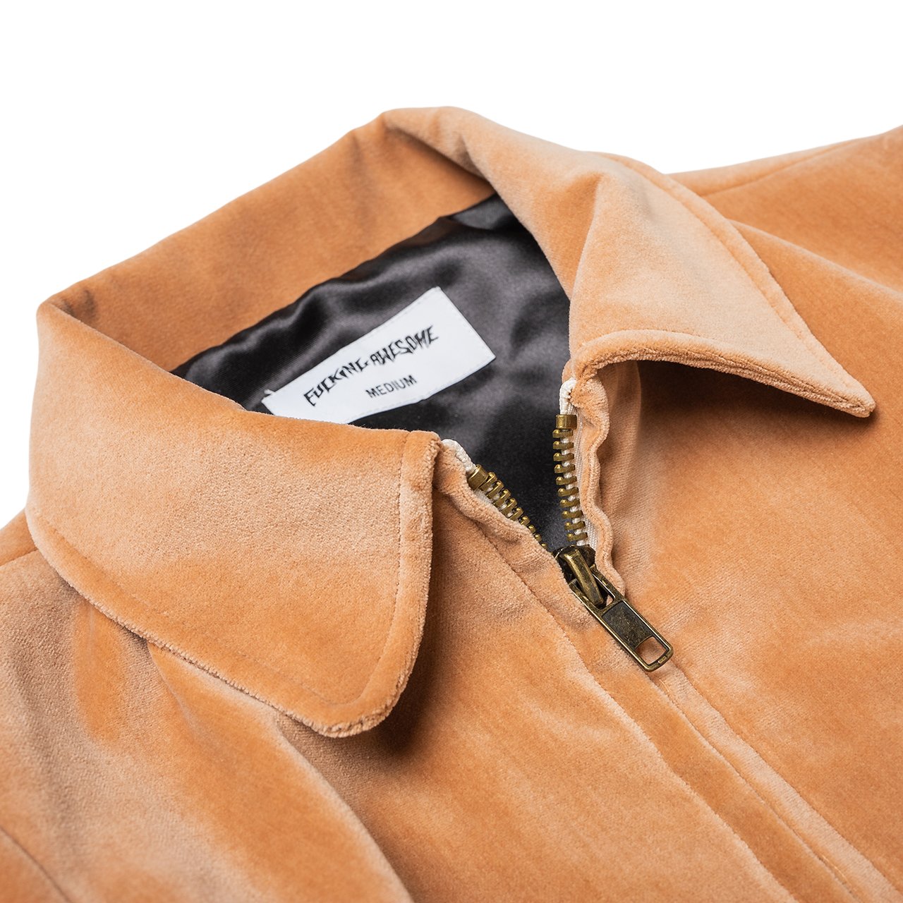 fucking awesome winged woman velvet work jacket (sand) - p702666-002 - a.plus - Image - 3