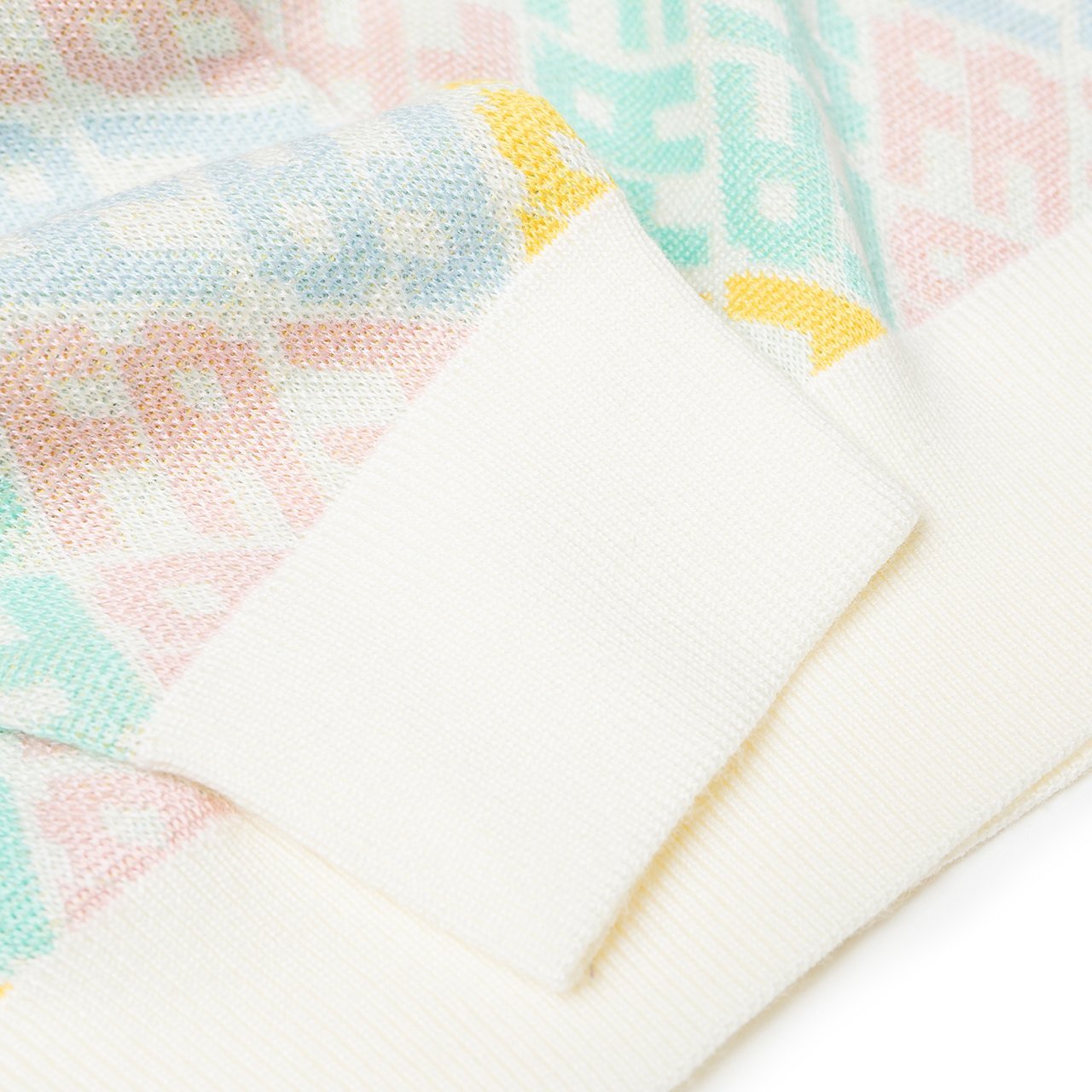 fucking awesome monogram sweater (white multi) - p702676-002 - a.plus - Image - 5