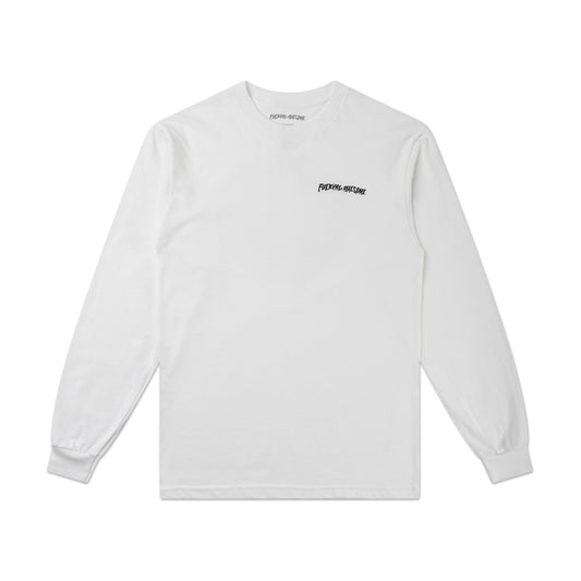 fucking awesome world fucking l/s tee (white) - p705248-002 - a.plus - Image - 1