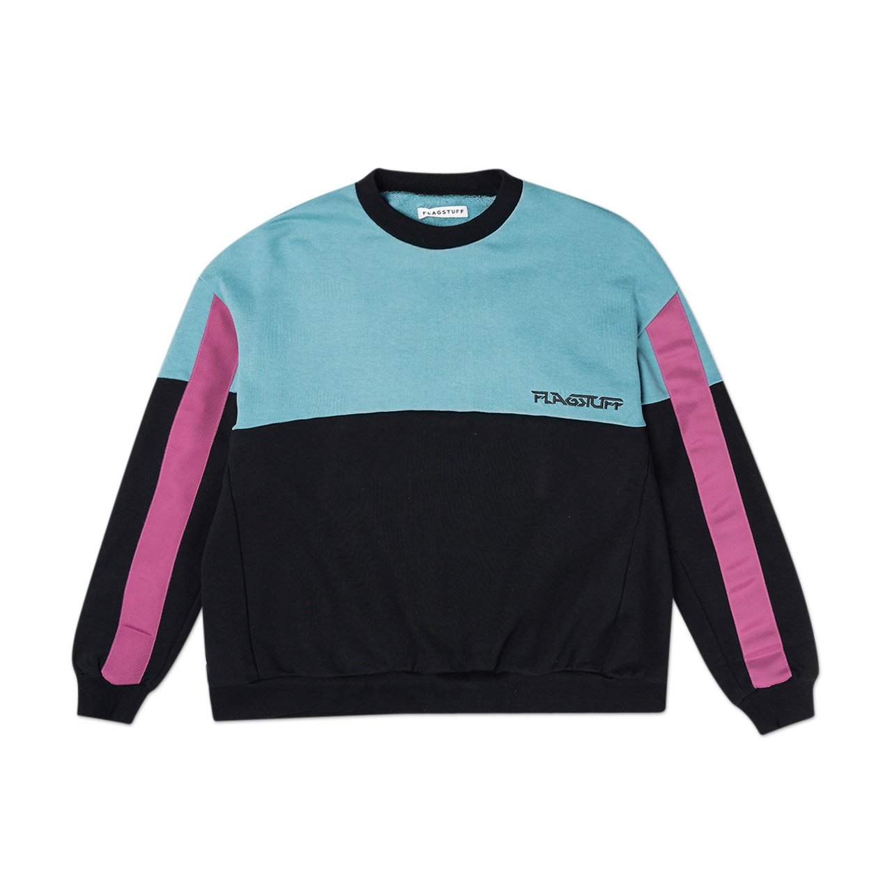 flagstuff line sweat (green / black) - 19ss-fs-23-gb - a.plus - Image - 1