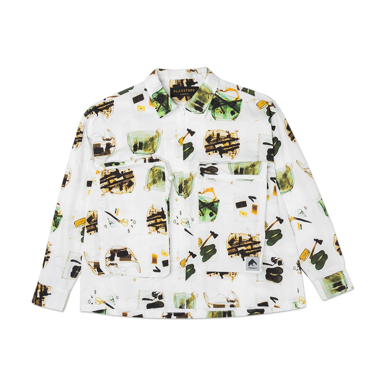 flagstuff "illegal" f/z mod shirt (white) - 19ss-fs-11 - a.plus - Image - 1