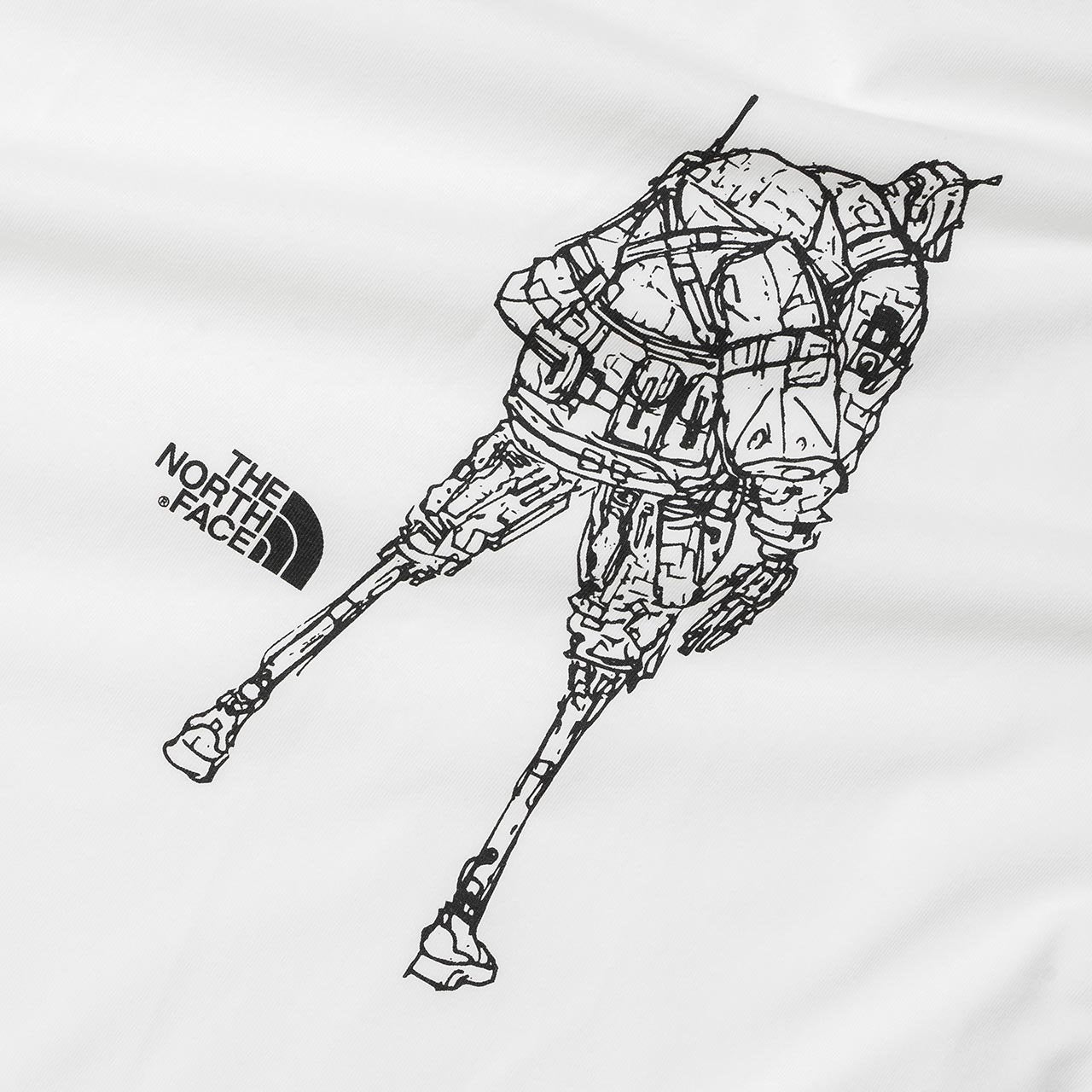 the north face black series m kk ichi tee (white) - nf0a3vqffn4 - a.plus - Image - 4