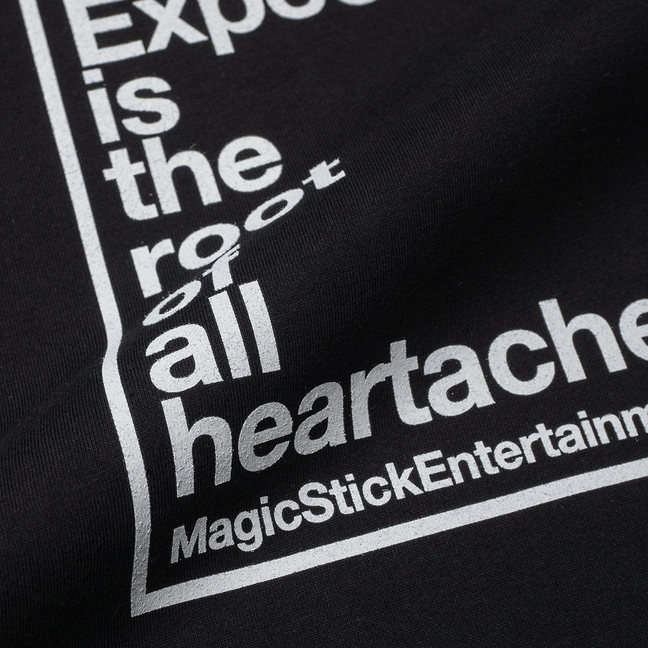 magic stick meditation t-shirt (black) - 20ss-ms4-043 - a.plus - Image - 4