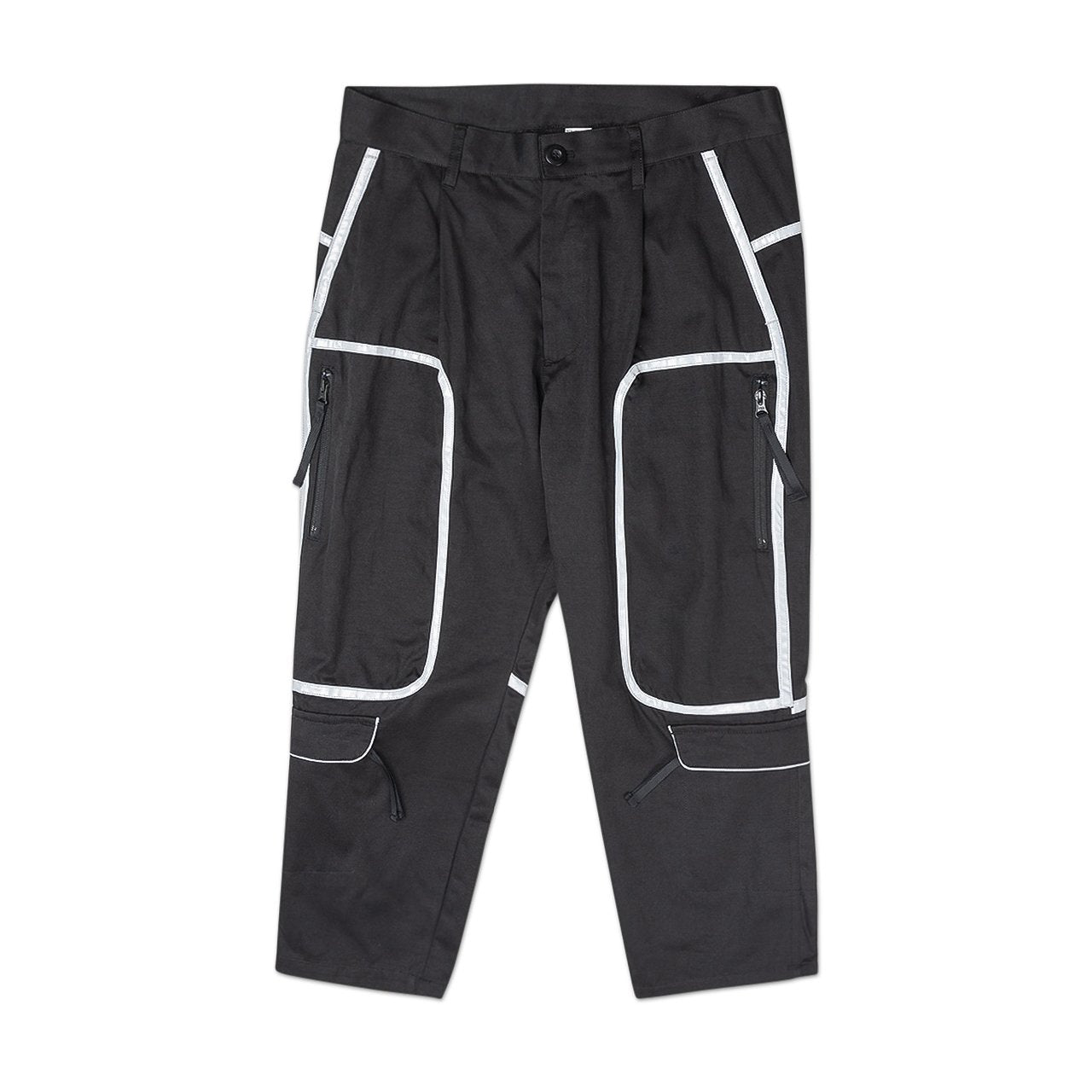 magic stick tron cropped pants (black) - 20ss-ms3-031 - a.plus - Image - 1