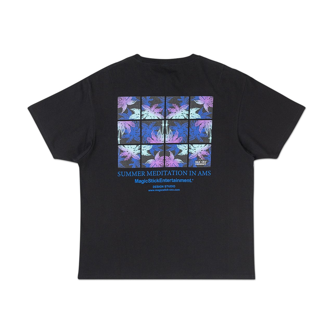 magic stick meditation t-shirt (black) - 20ss-ms4-043 - a.plus - Image - 2