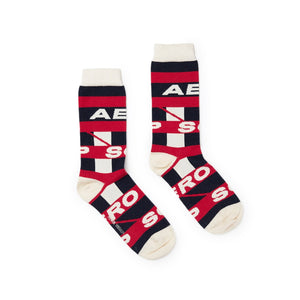 henrik vibskov sonic soap socks (black / red) - ss19-s916 - a.plus - Image - 1