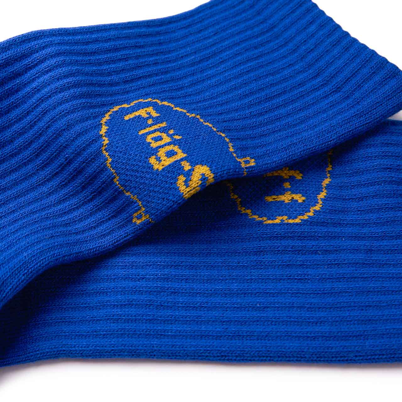 flagstuff "ice logo" socks (blue) - 19aw-spot-fs-10 - a.plus - Image - 2