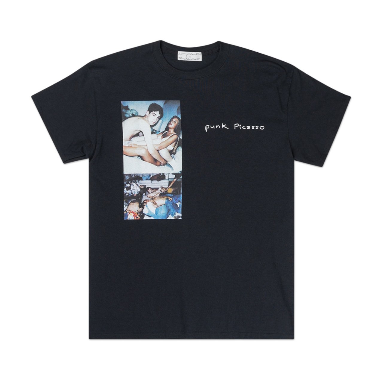 flagstuff x larry clark t-shirt (black) - 19aw-fsxlc-06-blk - a.plus - Image - 1