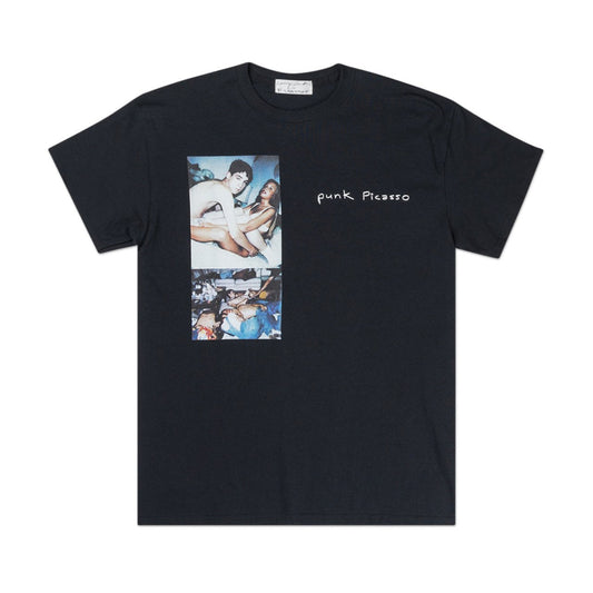 flagstuff x larry clark t-shirt (black) - 19aw-fsxlc-06-blk - a.plus - Image - 1